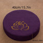 40X6CM Yoga Meditation Linen Cushion Hard Lotus Texture Meditation Cushion Backrest Pillow Tatami Mat Removable Washable