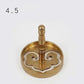 Incense Burner Accessories Copper Metal Lotus Cloud Hollow Out Printing Pressing Equipment Tools Chinese Living Room Incense