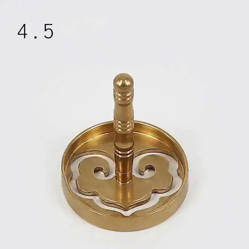 Incense Burner Accessories Copper Metal Lotus Cloud Hollow Out Printing Pressing Equipment Tools Chinese Living Room Incense