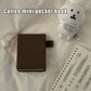 Ins Niche Minimalist Notebook Brown Japanese Style Pocket Book A Chic & Simple Diary for Mindful Journaling Personal Reflection