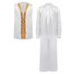 Boys Girls Church Choir Worship Praise Dance Outfit Long Sleeve Top+Robe+Pants Halloween Christian Pastor Priest Cosplay Costume