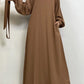 Hot Selle Simple Style Moroccan Dresses Kaftan Turkey Solid Color Gulf Abayas Islamic Women Long Dress Muslim Saudi Robe Ramadan