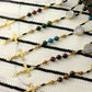 2026 new 1PCS handmade combination multi-color retro natural stone religious cross necklace jewelry suitable for various occasio