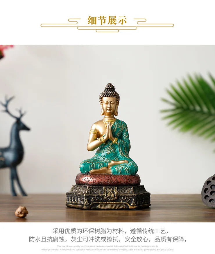 Chinese Style Buddha Ornaments Home Buddhist Halls Enshrine Furnishings Zen Home Decorations