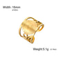 Dawapara Saint Dymphna Women Ring Adjustable Religious Protector Ring Prayer Blessing Stainless Steel Jewelry Christmas Gift