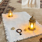 1pc boho Yoga Meditation mat- Cotton Blend Fringe Muslim Prayer Mat Rug Ramadan Gift for Outdoor Picnics Home Decor