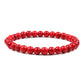 6/8/10MM Natural Stone Bracelet Red Pine Stone Prayer Beaded Bracelet Rosary Meditation Bracelets Men Women Yoga Jewelry Pulsera