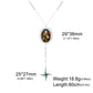 Kkjoy Saint Brigid Goddess Cross Rosary Necklace Stainless Steel Gold Silver Print Celtic Religious Irish Vintage Faith Jewelry