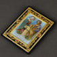 Immaculate Heart Virgin Mary St.Michael Icons Figurine Holy Family Icon Square Frame Church Home Tabletop Decoration Collection