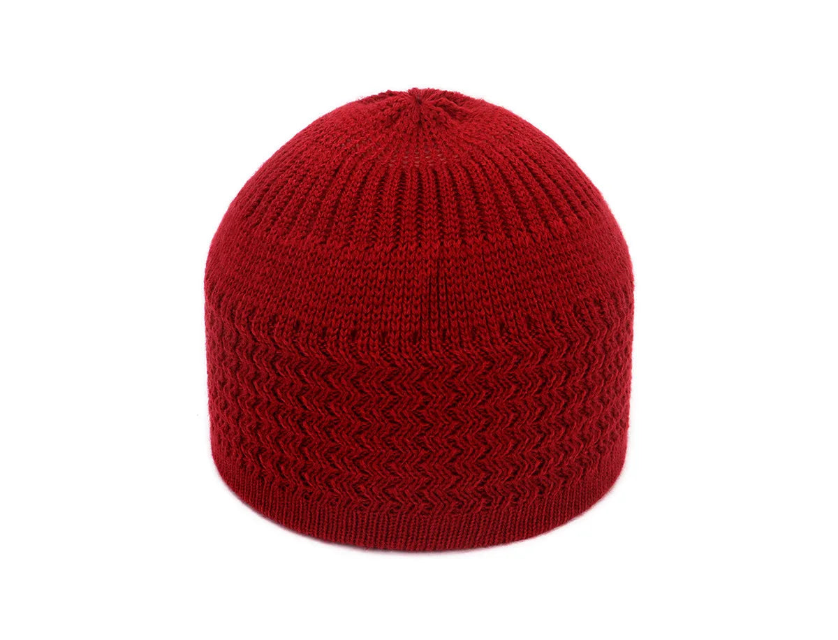 Unisex Knitted Beanies Cap for Islamic Ramadan Jewish Kippah Home Hat Winter Knitted Muslim Men Prayer Hats Men's Wrap Head Caps