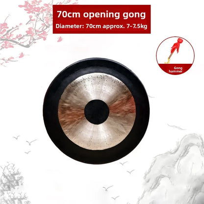 Copper Gong 16-80CM Handmade Gong Sound Healing Meditation Celebration Gongs Practice Cymbals Percussion Musical Instruments