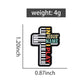 In Jesus Name I Play Enamel Pins Creative Cross Piano Christian Brooches Metal Lapel Badge Clothes Backpack Believers Jewelry