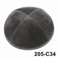 GIU 19cm Jewish Velvet Kippah Kippot Kipa Caps Skullies Beanies Yarmulke Kipot Dome For Wedding And Events