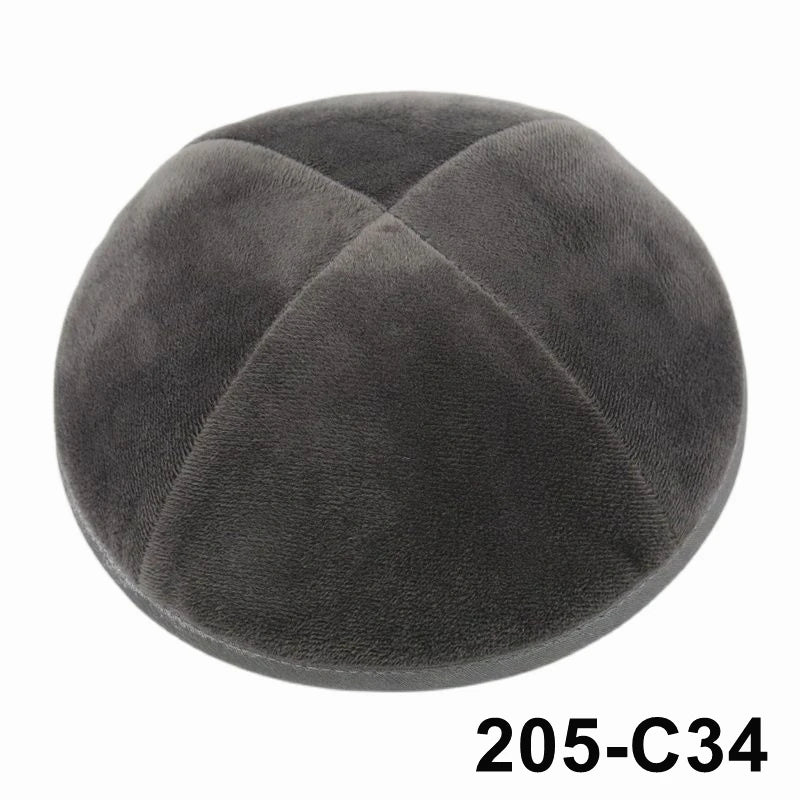 GIU 19cm Jewish Velvet Kippah Kippot Kipa Caps Skullies Beanies Yarmulke Kipot Dome For Wedding And Events