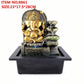 JC Indian Elephant God Buddha Statue Water Scene Crafts Resin Fountain Ornament