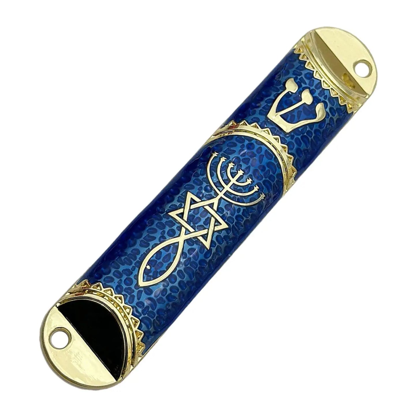 10.6cm Door Mezuzah Case Symbol of Prosperity Handcrafted Front Door Decoration for Welcoming and Protection Multipurpose