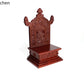 CZ Wood Shrine Carved Eight Auspicious Offerings Altar Buddha Altar Detachable Retro Ornament Buddha Statue Buddha Hall
