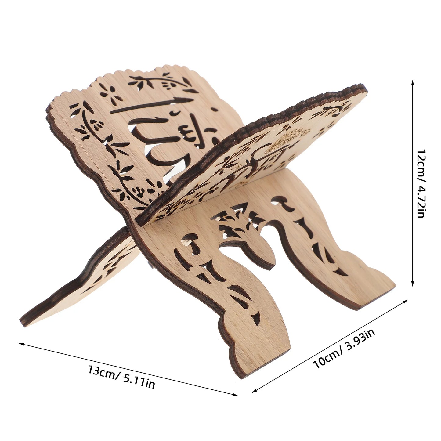 Wooden Reading Stand for Books Music Scores Bible Quran Desktop Book Holder Home Office Temple Library Use Elegant Book Stand