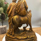 old Christianity collection Catholicism Christian bronze sculpture statue religious Madonna Mary Jesus Faith copper Holy family