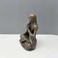 Meditation Alien Statue Resin Handmade Sculpture Yoga Zen Desktop Decor Unique Gift For Home Office Meditation Decorations