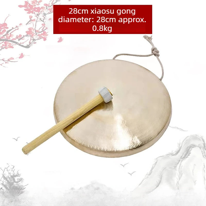 Copper Gong 16-80CM Handmade Gong Sound Healing Meditation Celebration Gongs Practice Cymbals Percussion Musical Instruments
