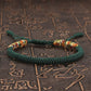 Tibetan Buddhist Lucky Bracelet Unisex Braid Red Thread Rope Adjustable King Kong Knot Bracelets for Womern Men Bangles Jewelry