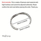 Trendy Charm Viking Nordic Runes C-Shaped Bracelet for Men Women Stainless Steel Classic Mobius Opening Bracelet Amulet Jewelry
