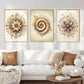 Boho Flower of Life Meditation Poster Positive Energy Sacred Geometry Canvas Painting Spiritual Wall Art Living Room Home Decor