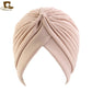 NEW Luxury Divas Stretchable turban Head wrap hat with beaded pendant women Headwear