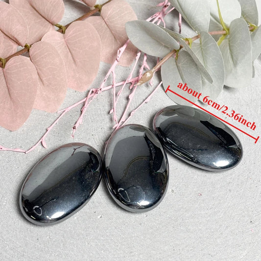1 pc natural decoratives stone-Terahertz palm stone,polished Worry Stone for perfect crystal gift,special for parents or friends