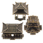 3pcs Brass Tiny Pagoda Model Zen Garden Decor Miniature Asian Ornaments For Aquarium Landscaping Japanese Style Lantern
