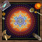 1pc Tarot card tablecloth, mysterious rune astrology altar cloth, witchcraft cabin decoration tablecloth, card game tablecloth