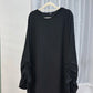 Eid Modest Dress for Women Abaya Lace-up Sleeve Morocco Party Dresses Ramadan Vestidos Largos Kaftan Islam Dubai Arab Long Robe