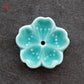 Cherry Blossom Incense Burner Home Ceramic Decor  Stick Holder Aromatherapy Censer Office Teahouse Ornament