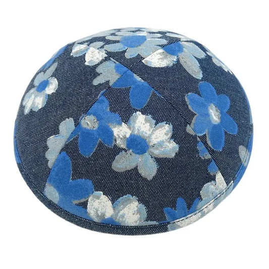 GIU 19cm Jewish Jean Denim Kippo Hats Caps Skullies Beaniest Kipa Yarmulke Kippah Dome For Wedding And Events