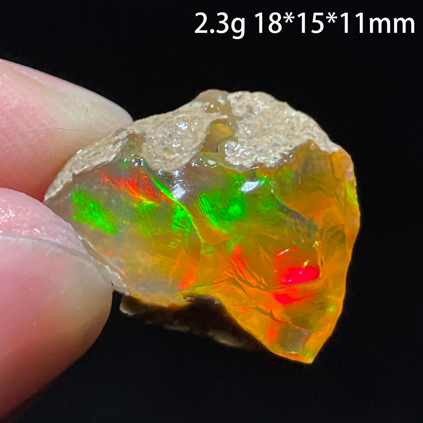 Natural Colorful Ethiopia Opal (Need In Water) Rare Gem Stone Mineral Healing Quartz Crystals Gemstone Shooting under lighting