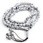 Muslim 8mm Rosary Tasbih 99 Beads Prayer Dhikr Misbaha with Names of Allah Muhammad Engraved In Islamic Religion Ramadan Gift