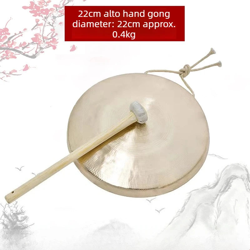 Copper Gong 16-80CM Handmade Gong Sound Healing Meditation Celebration Gongs Practice Cymbals Percussion Musical Instruments