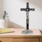 Crucifix with Base Jesus Statue Catholic Table Cross Crucifix Cross for Religious Gifts Home Decor Jesus Decor Collectibles