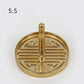 Incense Burner Accessories Copper Metal Lotus Cloud Hollow Out Printing Pressing Equipment Tools Chinese Living Room Incense