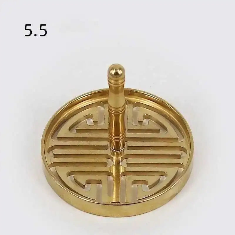 Incense Burner Accessories Copper Metal Lotus Cloud Hollow Out Printing Pressing Equipment Tools Chinese Living Room Incense