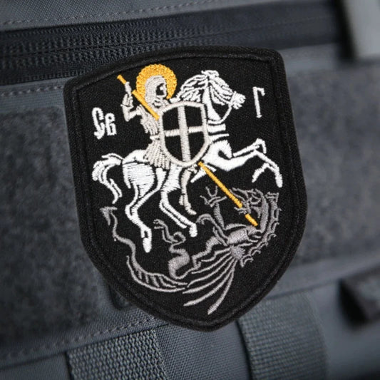 Archangel Michael Embroidery Patch Tactical Morale Badge Print Armband Hook Loop Military Patches Backpack Clothing Sticker