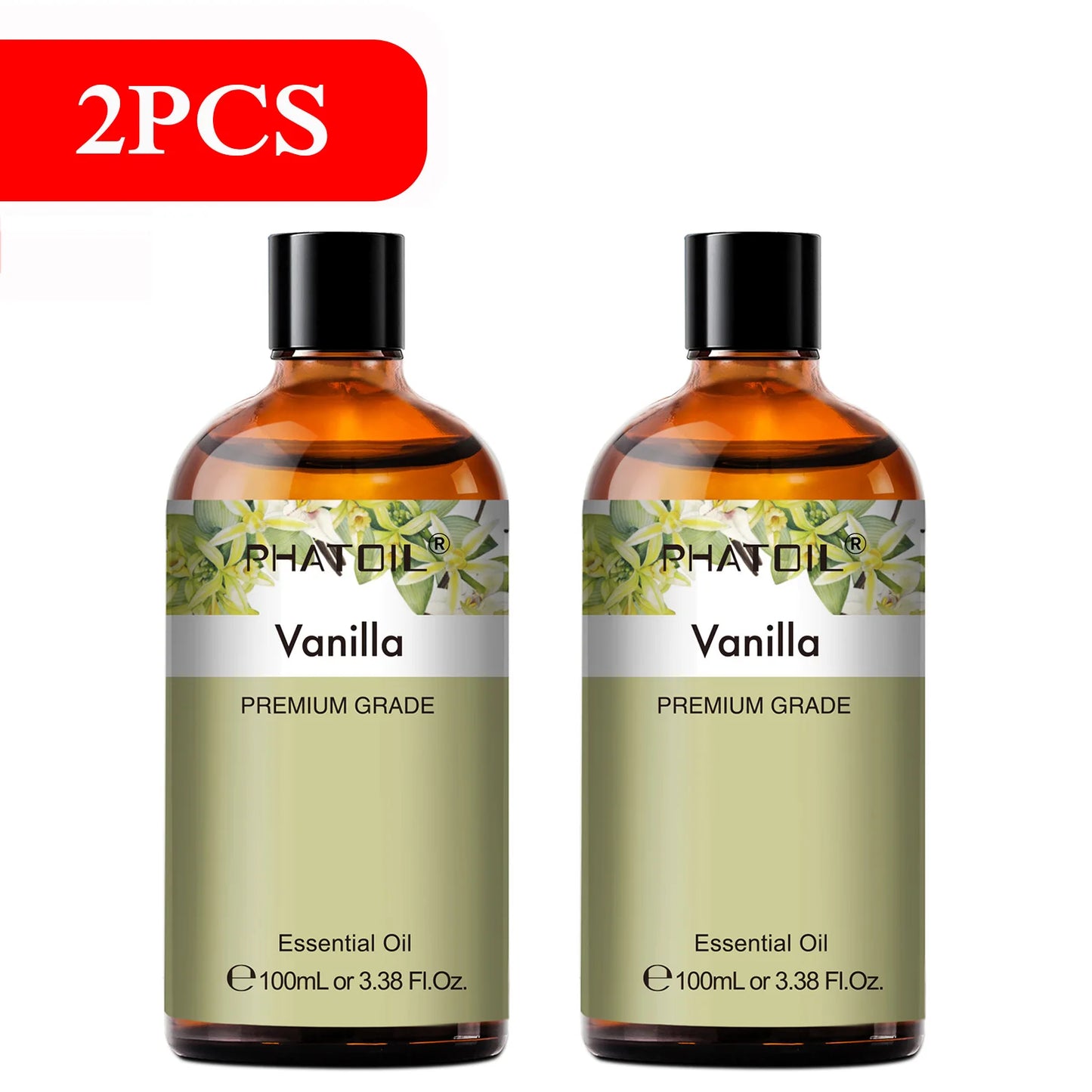 PHATOIL 100ml Natural Essential Oil For Skin Aromatherapy Lemongrass Eucalyptus Lavender  Peppermint Fragrance Essential Oils