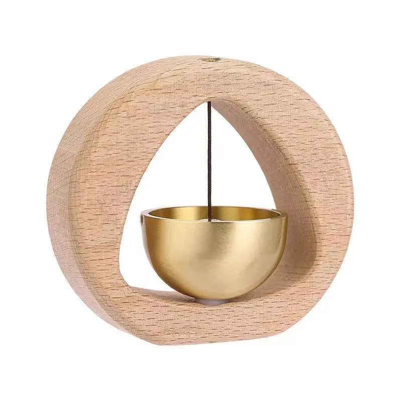 Brass Dopamine Wind Chime Creative Bedroom Hanging Decor Summer Breeze Door Bell Meditation Ornament
