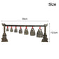 Bronze Meditation Gong With 7 Decorated Bells For Yoga Sound Healing And Relaxation Chinese Musical Percussion Instrument Set
