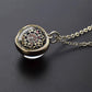 Sacred Geometry-Metatron's Cube Necklaces Sri Yantra Mandala Double Side Glass Ball Pendant Necklace Buddhist Yoga Jewelry Gift