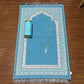 1set Islamic Prayer Mat With Rosary Beads Muslim The Spire Pattern Ramadan Prayer Mats Portable Travel Muslim Prayer Rugs Gift