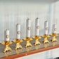 Catholic Oil Lamp Candle Stick With Windshield And Base With Gold Gilded Religious Symbol For Home Altar Church Supplies