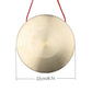 15/22/30cm Hand Gong Cymbals Brass Copper Gong Chapel Opera Percussion Instrument with Round Play Hammer