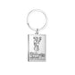 Dawapara Tarot Cards Keychains Stainless Steel Vintage Amulet Good Luck The Major Arcana Keyring Wiccan Jewelry